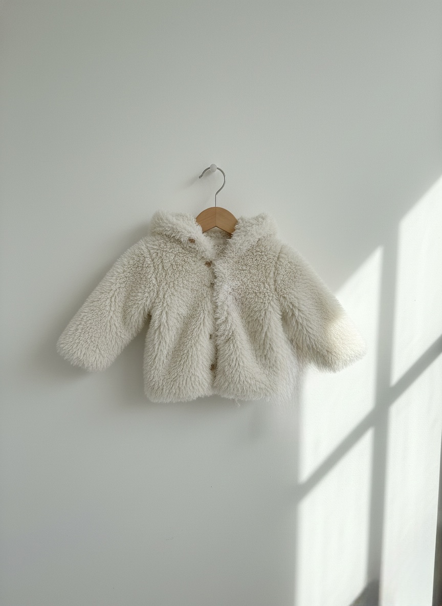 El Emeği Bebek Kürk Mont